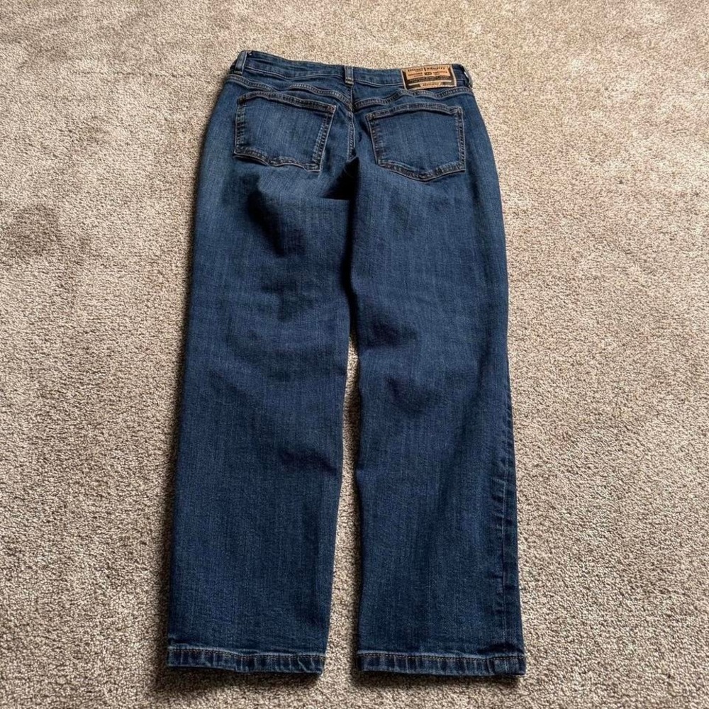 DIESEL INDIGO BLUE "FOR SUCCESSFUL LIVING" STRAIGHT LEG DENIM